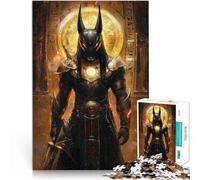 Puzzle da 1000 pezzi per adulti Mitologia del guerriero Anubi Gioco di famiglia antistress sfida difficile Decorazione della casa 70x100cm