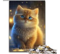 Puzzle da 1000 pezzi per adulti MKitten in The Snow, puzzle in cartone, gioco rompicapo, gioco interattivo per famiglie, adatto dai 14 anni in su, 1000 pezzi(26x38cm)