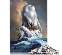 Puzzle da 1000 pezzi per adulti Moby Dick Puzzle quadrati di carta Puzzle pezzo unico Giochi educativi divertenti Giocattoli 38x26 cm/1000 pezzi