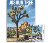Puzzle da 1000 pezzi per adulti, modello del Parco nazionale di Joshua Tree, gioco educativo di assemblaggio, ottimo regalo per i giochi (dimensioni 50x75cm)