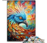 Puzzle da 1000 pezzi per adulti, modello "Phoenix Color", 1000 pezzi, sviluppa la coordinazione occhio-mano, perfetto come regalo di compleanno, 50x75cm.