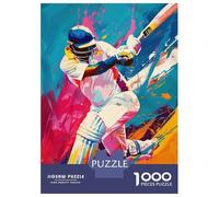 Puzzle Da 1000 Pezzi Per Adulti Modern Cricket Puzzle Per Adulti Gioco Rompicapo Ma Divertente E Umoristico È Ideale Come Regalo 52x38cm/1000pcs