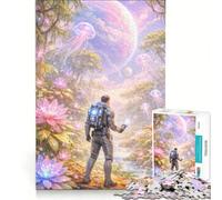 Puzzle da 1000 pezzi per adulti, Mondo alieno, Gioco impossibile, Sfida difficile, Rafforza l'amore tra le coppie 38x26cm