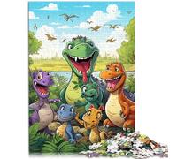 Puzzle da 1000 pezzi per adulti, mondo dei dinosauri, divertenti giochi di famiglia, 50 x 75 cm, regali per amici e familiari per adolescenti dai 14 anni in su