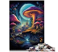 Puzzle da 1000 pezzi, per adulti, mondo dei funghi, puzzle difficile, 50 x 75 cm, antistress
