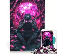 Puzzle da 1000 pezzi per adulti, mondo fantasy dei samurai giapponesi, gioco pratico, assemblaggio di modelli, compleanni e occasioni speciali 38x52cm