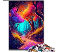 Puzzle da 1000 pezzi per adulti, mondo fantasy, foresta, perfetto per adolescenti, per rafforzare i legami familiari, rompicapo e regalo fai da te per la casa (dimensioni: 50x75cm)