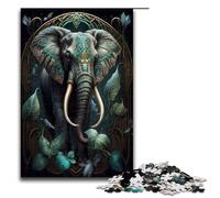 Puzzle da 1000 pezzi per adulti mondo immaginario elefante puzzle in legno per adulti difficile e impegnativo 75x50 cm