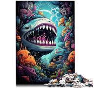 Puzzle da 1000 pezzi, per adulti, mondo subacqueo, giocattolo educativo per alleviare lo stress, un'opera d'arte per adolescenti dai 14 anni in su, 50 x 70 cm