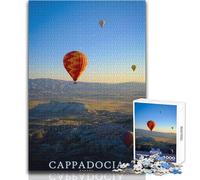 Puzzle da 1000 pezzi per adulti Mongolfiere della Cappadocia all'alba Giocattolo Gioco intellettuale Regalo di compleanno per compleanni Dimensioni 38x26cm