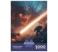 Puzzle Da 1000 Pezzi Per Adulti Monster Vs Soldier Puzzle Per Adulti Giochi Rilassanti Sfida Difficile Regalo Di Compleanno, Regali, 38x26cm/1000pcs