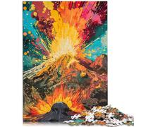 Puzzle da 1000 pezzi per adulti Mont Saint Helens. Gioco intellettuale Difficile da realizzare ma Divertente e Umoristico per Adolescenti di 14 Anni e oltre. 26x38cm