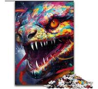 Puzzle da 1000 pezzi per adulti, montagna innevata, puzzle impegnativi, regalo di Natale per adolescenti, riduzione dello stress, fantastico per la famiglia (dimensioni 26x38cm)