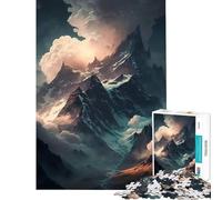 Puzzle da 1000 pezzi per adulti Montagna Magica Gioco Intellettuale Gioco Impossibile per Tutta la Famiglia Regalo per Donne e Uomini (Dimensioni 75x50cm)