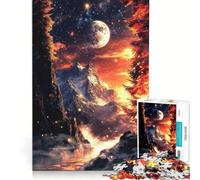 Puzzle da 1000 pezzi per adulti "Montagna nella natura" gioco educativo analisi e logica regalo per donne 38x52cm