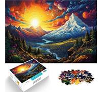Puzzle da 1000 pezzi per adulti Montagne Colorate Puzzle da Offrire Difficili da completare ma Divertenti e Umoristici 50x70cm