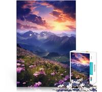 Puzzle da 1000 pezzi per adulti Montagne - Cresta del Rinnovamento Sfida difficile Attività divertenti a casa, regali di compleanno, regali di viaggio, 75x50cm