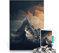 Puzzle da 1000 pezzi per adulti Montagne d'arte Giocattoli educativi per l'apprendimento Giochi per famiglie Decorazione della casa 52x38cm