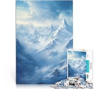 Puzzle da 1000 pezzi per adulti Montagne in inverno Giocattoli educativi per l'apprendimento Giochi per famiglie Regalo divertente 75x50cm