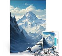 Puzzle da 1000 pezzi per adulti Montagne in inverno Giocattolo educativo intellettuale decomprimente perché è ideale come regalo per tutta la famiglia 75x50cm