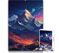 Puzzle da 1000 pezzi per adulti Monte Everest Himalaya, divertente e tranquillo tempo libero, giocattolo di precisione, dimensioni 50x75cm