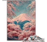 Puzzle da 1000 pezzi per adulti Monte Fuji, Giappone Puzzle ideale per gli innamorati, perfetto regalo di Natale, Capodanno, San Valentino dimensioni 50x75cm