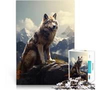 Puzzle da 1000 pezzi per adulti Monti del Lupo Giocattoli educativi per l'apprendimento Giochi per famiglie Regalo per i compleanni 38x26cm