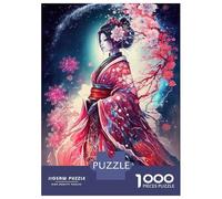 Puzzle Da 1000 Pezzi Per Adulti Moonlight Geisha Puzzle Per Adulti Gioco Rompicapo Difficile Sfida Educativa Difficile 70x50cm/1000pcs