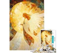 Puzzle da 1000 pezzi per adulti mosaico di angeli gioco divertente di analisi e logica difficile e stimolante (dimensioni 38x52cm)