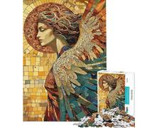 Puzzle da 1000 pezzi per adulti mosaico di angeli gioco rompicapo schema di assemblaggio regalo per amici e familiari (dimensioni 38x52cm)