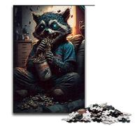 Puzzle da 1000 pezzi per adulti "Mostri che mangiano", ideale come regalo per tutta la famiglia, 1000 pezzi