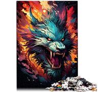 Puzzle da 1000 pezzi per adulti mostri draghi giocattolo antistress 50x75 cm ottimo regalo per tutta la famiglia per adolescenti dai 14 anni in su