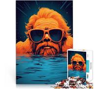 Puzzle da 1000 pezzi per adulti Mostro appariscente per il giocattolo di sfida del gioco educativo Lista dei desideri con Babbo Natale 52x38cm