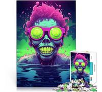 Puzzle da 1000 pezzi per adulti Mostro appariscente per il giocattolo di sfida del gioco educativo offerte come regali per tutta la famiglia 75x50cm