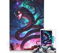 Puzzle da 1000 pezzi per adulti, mostro serpente cosmico, gioco pratico, migliora la memoria, compleanni e altre occasioni 38x26cm