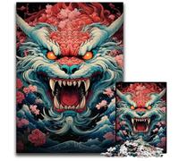 Puzzle da 1000 pezzi per adulti,motivo: animali,drago colorato,puzzle difficili per adulti,ideale per gli innamorati,perfetto regalo di Natale,Capodanno,San Valentino,50x75CM/19,68x29,52 pollici.