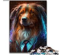 Puzzle da 1000 pezzi per adulti, motivo: Boss Dog, puzzle da 1000 pezzi per adolescenti, giochi educativi, regali (dimensioni 26x38cm)