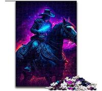 Puzzle da 1000 pezzi per adulti, motivo: Cavaliere. Puzzle impegnativi per il divertimento in famiglia, perfetti per le vacanze e le serate di gioco interattive (dimensioni 26x38cm).