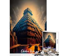Puzzle da 1000 pezzi per adulti motivo Chichen Itza decorazione per la casa giocattoli regalo divertente giochi educativi per compleanno Natale dimensioni 38x52cm
