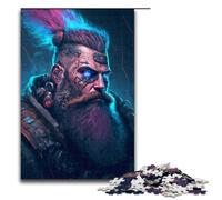 Puzzle da 1000 pezzi per adulti motivo cyborg idea regalo di compleanno decorazione da parete 75x50 cm.