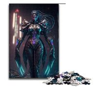 Puzzle da 1000 pezzi per adulti motivo cyborg idea regalo di compleanno decorazione da parete 75x50 cm.