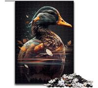 Puzzle da 1000 pezzi per adulti, motivo: esposizione dell'anatra, realizzato in cartone, Halloween, Pasqua, Capodanno, 1000 pezzi(26x38cm)