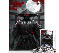 Puzzle da 1000 pezzi per adulti motivo: fantasma samurai assassino decorazione per la casa ottimo regalo gioco pratico con pezzi completamente interconnessi di forma casuale dimensioni: 38x26cm