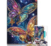Puzzle da 1000 pezzi per adulti motivo: farfalla di diamanti ideale come regalo per tutta la famiglia dai 14 anni in su (50x75cm)