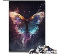 Puzzle da 1000 pezzi per adulti, motivo: farfalla e nebulosa, in cartone, perfetto per decorare la casa o l'ufficio, ideale come regalo di Natale. Dimensioni: 38x26cm.