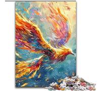 Puzzle da 1000 pezzi per adulti, motivo: fenice fantasy colorata, in legno, un regalo perfetto per la famiglia, 50x75cm, giocattolo educativo per adolescenti, decorazione per casa e ufficio