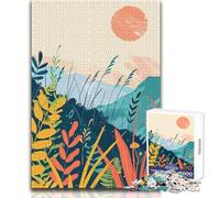 Puzzle da 1000 pezzi per adulti, motivo: foresta, natura, arte bohémien, gioco impossibile, regali per donne, giocattoli antistress, dimensioni: 50x75cm