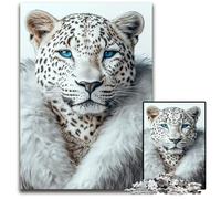 Puzzle da 1000 pezzi per adulti, motivo: ghepardo alla moda, giocattolo educativo per l'apprendimento, ideale come regalo per tutta la famiglia dai 14 anni in su, 50x75cm