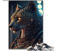Puzzle da 1000 pezzi per adulti, motivo: ghepardo del futuro, perfetto per il divertimento in famiglia a Natale, Ringraziamento, compleanni e Pasqua (dimensioni: 26x38cm)