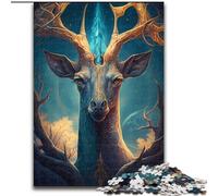Puzzle da 1000 pezzi per adulti, motivo: giraffa, mondo incantato, puzzle per adulti, 1000 pezzi fai da te, gioco rompicapo per adolescenti (dimensioni 26x38cm)